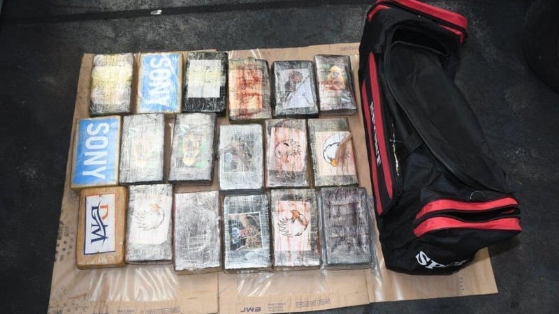 More than 110kg of cocaine and 1.5kg of heroin along with £38,000 and €63,000 were seized