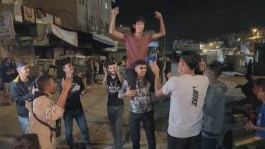 Joy fills streets of Khan Younis after first phase of Gaza ceasefire deal reached