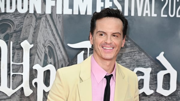 LONDON, ENGLAND - OCTOBER 08: Andrew Scott attends the 'Wake Up Dead Man: A Knives Out Mystery' opening gala during the 69th BFI London Film Festival at The Royal Festival Hall on October 08, 2025 in London, England. (Photo by Kate Green/Getty Images for