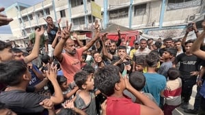 "I'm happy because I don't have to worry about my family's safety" - Gazan student show image