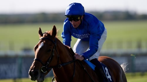 Distant Storm was ridden by William Buick to win the Tattersalls Stakes a fortnight ago