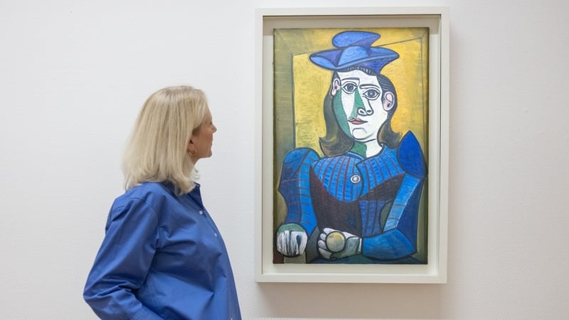 Janet McLean at the Picasso From the Studio exhibition at NGI (Pic: Naoise Culhane)