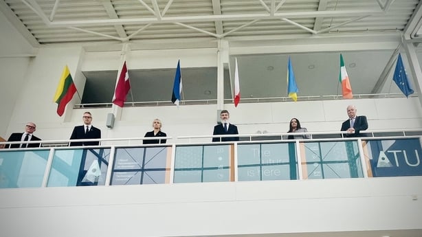 Eastern European ambassadors met students and staff at Atlantic Technological University Sligo