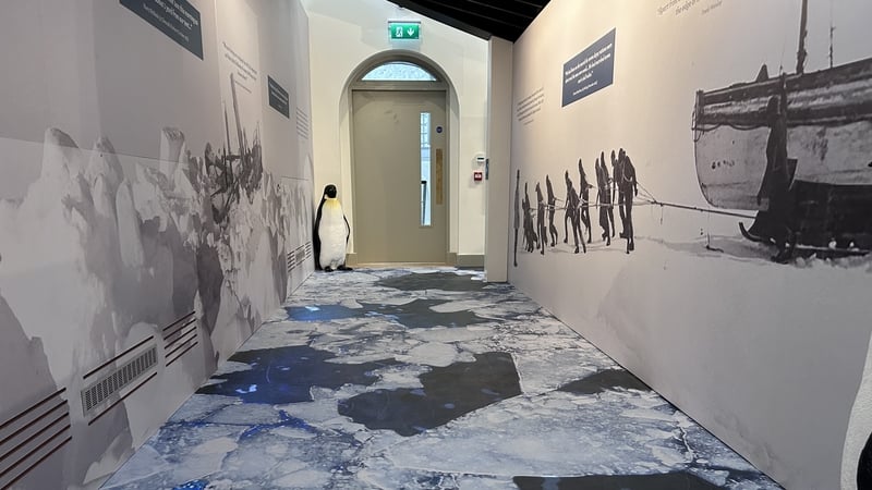 A view inside the new Ernest Shackleton experience museum located in Athy