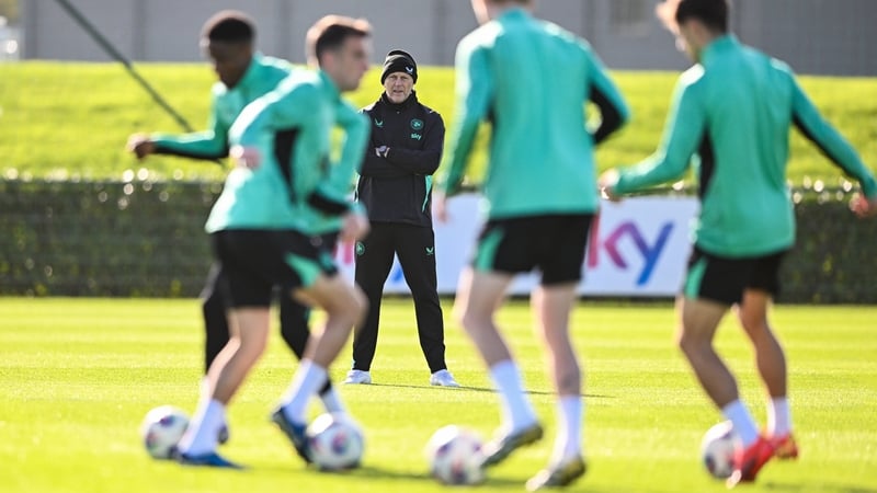 Heimir Hallgrimsson looks on at training this week