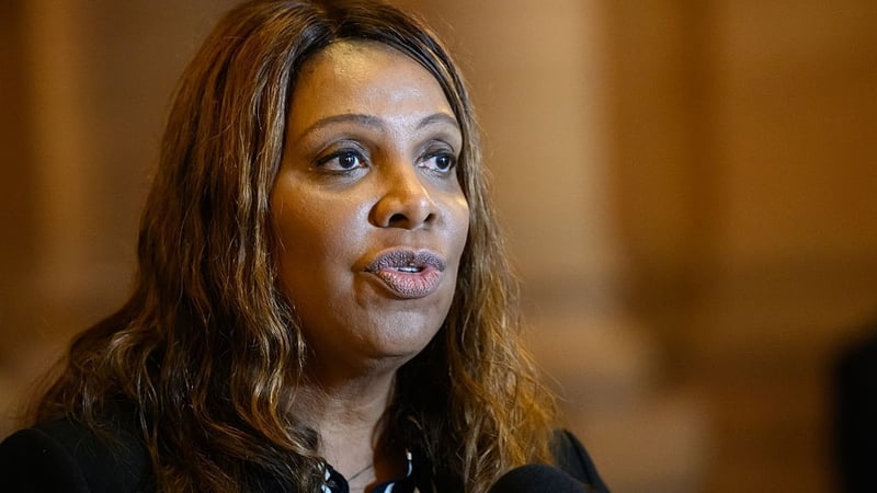 New York Attorney General Letitia James led a civil fraud investigation against Donald Trump in 2023