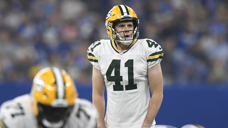 Green Bay Packers kicker Mark McNamee
