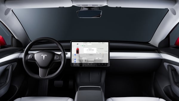 Tesla interior