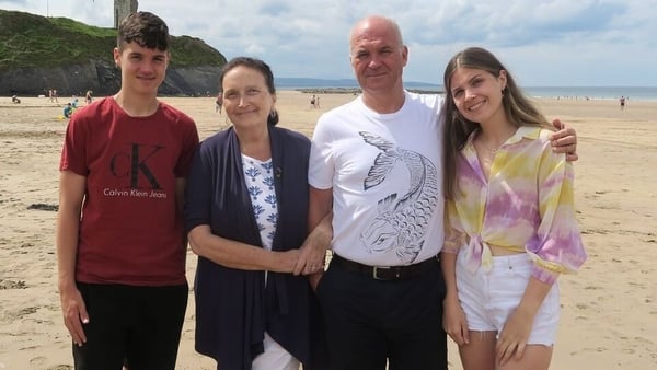 Tony Holohan and his family pictured in 2019