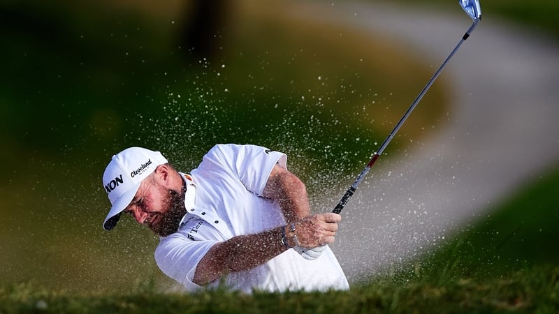 Shane Lowry's round included five birdies and two bogeys