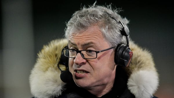25 January 2020; Eir Sport pundit Joe Brolly before the Allianz Football League Division 1 Round 1 match between Donegal and Mayo at MacCumhaill Park in Ballybofey, Donegal. Photo by Oliver McVeigh/Sportsfile