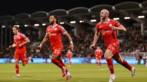 Kerr McInroy celebrates after scoring the game's only goal