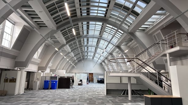 The interior of the back area of the GPO.