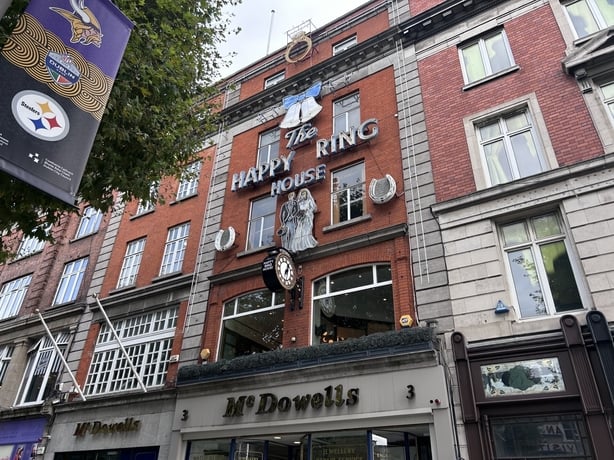The exterior of McDowell's Happy Ring House on OConnell Street.