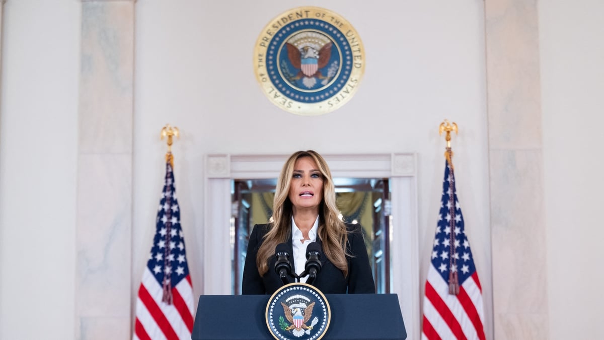 Melania lifts the curtain on being the First Lady