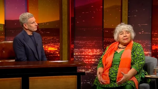Miriam Margolyes talks to Patrick Kielty on The Late Late Show