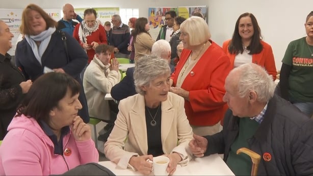 Catherine Connolly in Waterford