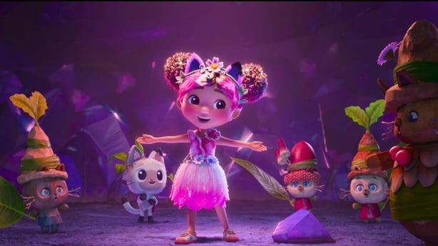 Gabby meets kitty gnomes in Gabby's Dollhouse: The Movie