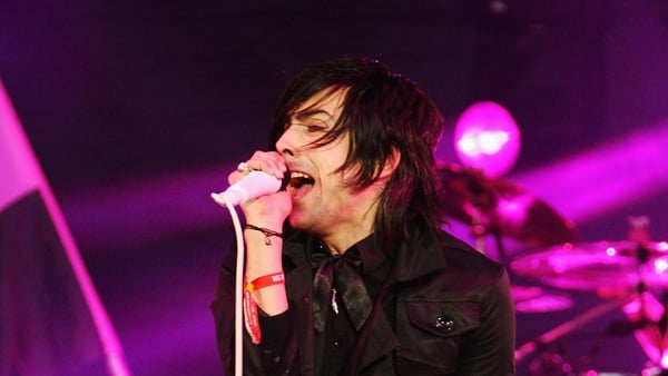 Ian Watkins performing on the main stage during Day 3 of the Download 2008