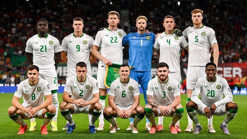 The Ireland XI that started in Lisbon on Saturday night