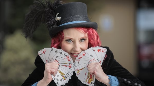 Magician Nikola Arkane holding all the cards in Belfast