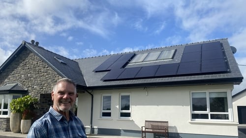 Clifford John outside his east Galway home