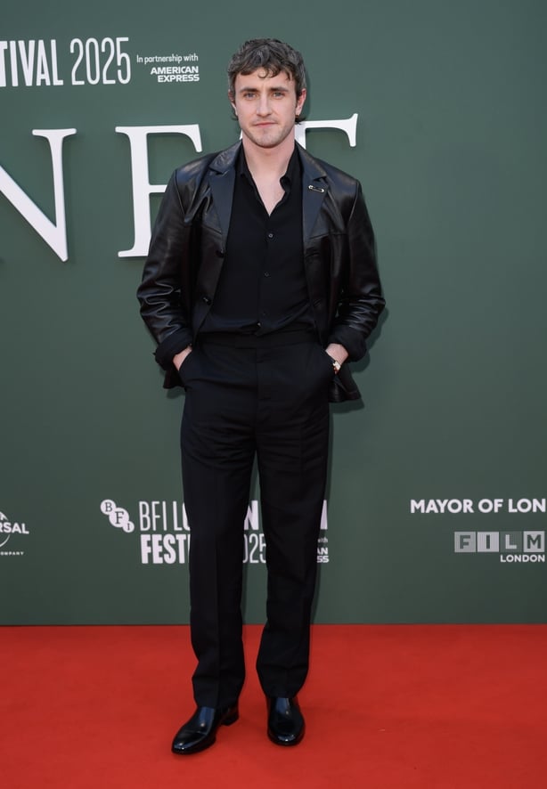 Paul Mescal attends the "Hamnet" screening