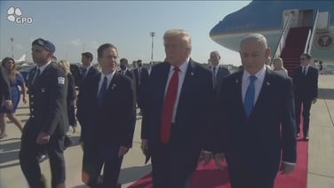 US President Trump arrives in Israel as first group of hostages released