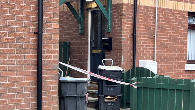 The scene at the Old Mill Drive area of Newtownabbey