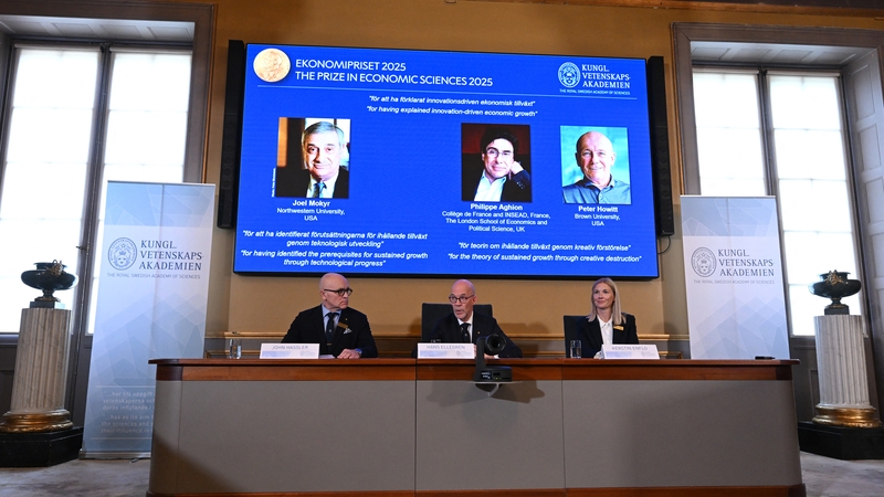Joel Mokyr, Philippe Aghion and Peter Howitt have won the 2025 Nobel economics prize