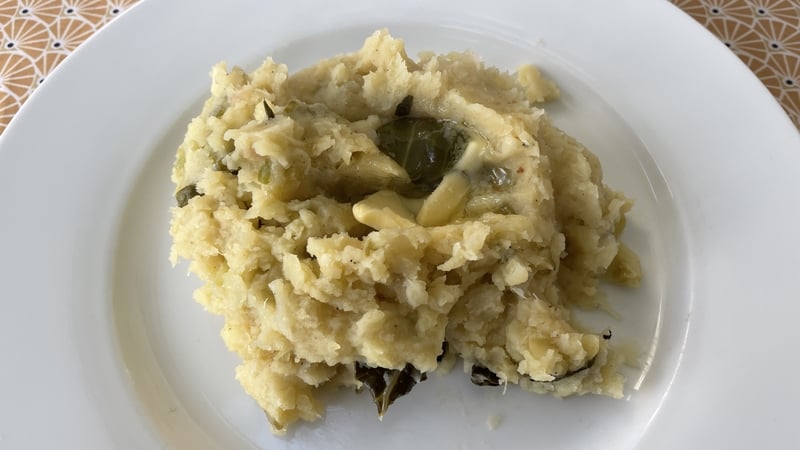A plate of freshly-made colcannon (Pics: Michael Fortune)