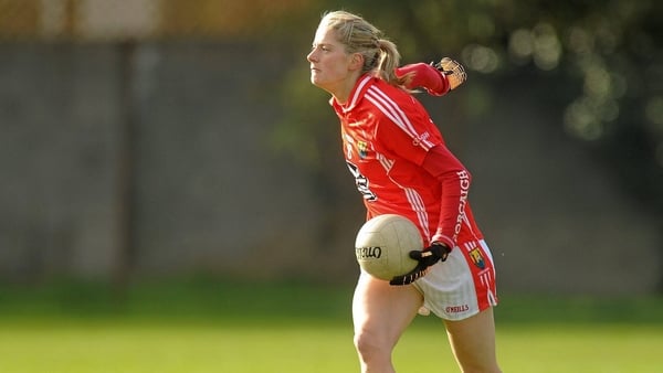 19 February 2012; Juliet Murphy, Cork. Bord Gais Energy Ladies National Football League, Division 1, Round 3, Dublin v Cork, Ballyboden St. Enda's GAA Club, Ballyboden, Dublin. Picture credit: Pat Murphy / SPORTSFILE