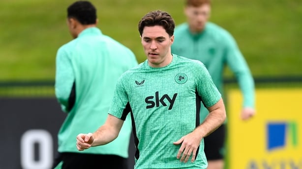 Conor Coventry during a Republic of Ireland training session at the FAI National Training Centre in Abbotstown