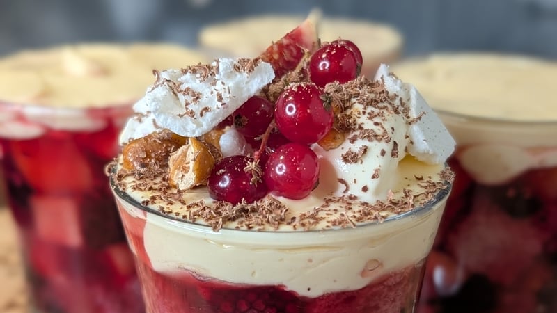 Wade's autumn fruit trifle: Today