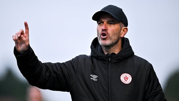 Sligo Rovers manager Steve Feeney during the SSE Airtricity Women's Premier Division match between Athlone Town and Sligo Rovers at Athlone Town Stadium in Westmeath