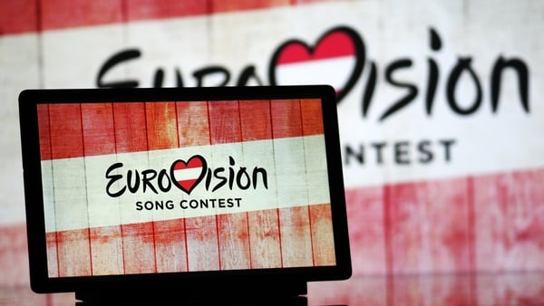 A red and white logo contains the word 'Eurovision'