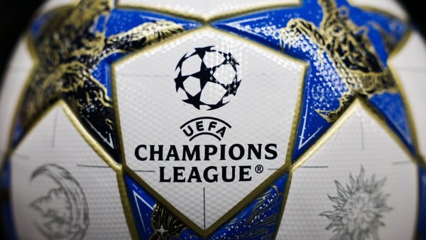 Adidas UEFA Champions League ball is seen at the store in this illustration photo taken in Krakow, Poland on October 1, 2025. (Photo by Jakub Porzycki/NurPhoto)