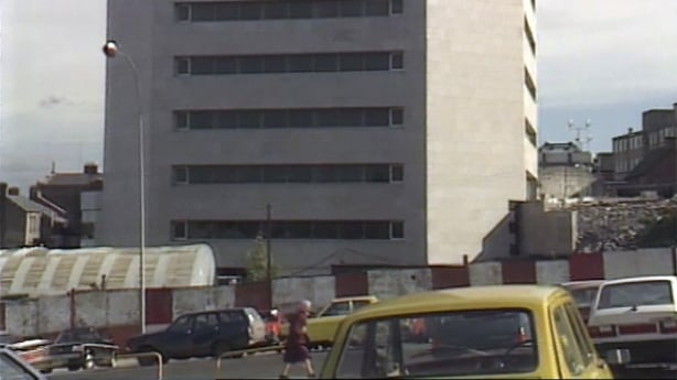Dublin City Council Offices at Wood Quay under construction in 1985