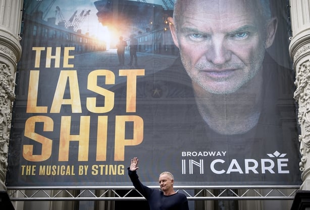 Sting arrives at Koninklijk Theater Carré in Amsterdam, where the new version of his musical The Last Ship had its world premiere on 5 June, 2025