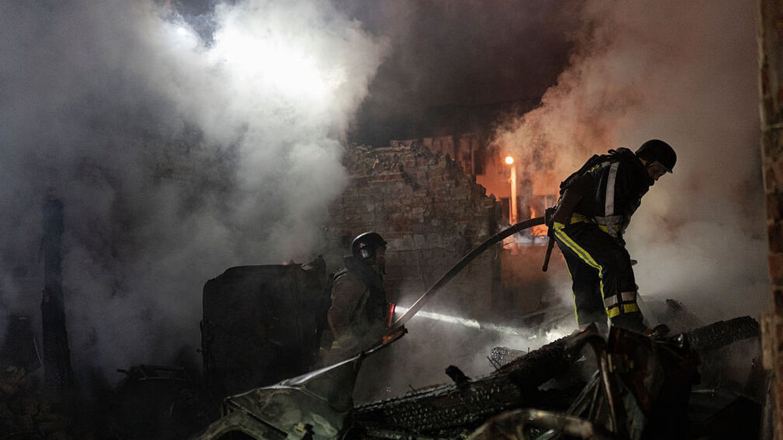 Seven hurt in Russian drone attack on Ukrainian hospital
