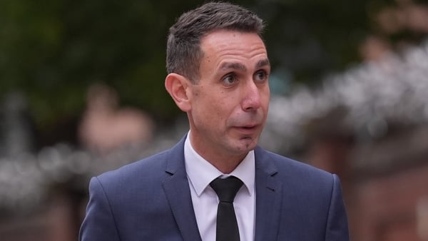 Former Premier League referee David Coote arrives at Nottingham Crown Court where he is charged with making an indecent image of a child. Picture date: Tuesday October 14, 2025.