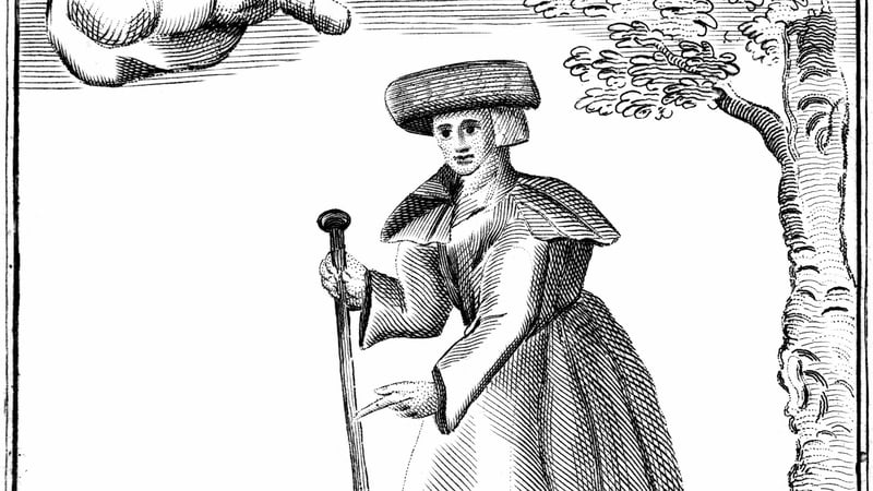 Elizabeth Sawyer, executed as a witch in England 1621. Engraving. Photo: Universal History Archive/Getty Images