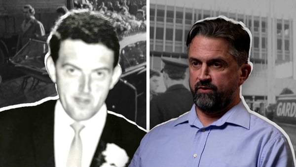 Composite image of Brendan Hayes and his father John