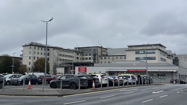 Photo shows University Hospital Galway