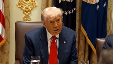 Trump says Hamas must disarm or be disarmed, perhaps violently