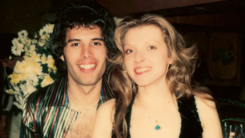 The late Freddie Mercury alongside Mary Austin. Photo credit: Courtesy of the private collection of Mary Austin/PA Wire