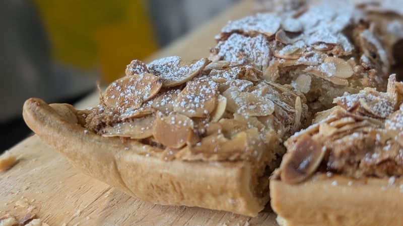 These are my Auntie Joan's almond and apricot slices.