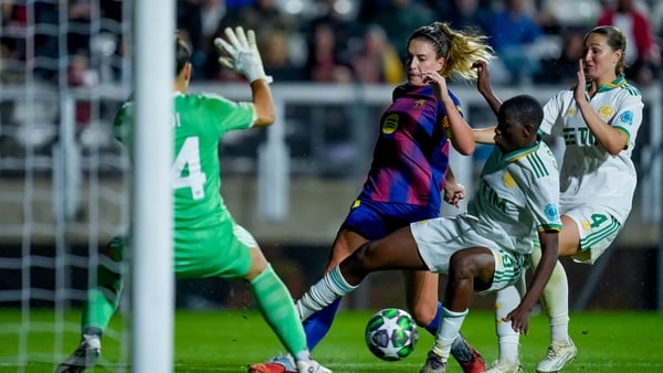 Alexia Putellas of FC Barcelona in action during the UEFA Champions League Women MD2 match between AS Roma and FC Barcelona at Stadio Tre Fontane on October 15, 2025 in Rome, Italy.
 (Photo by Giuseppe Maffia/NurPhoto via Getty Images)