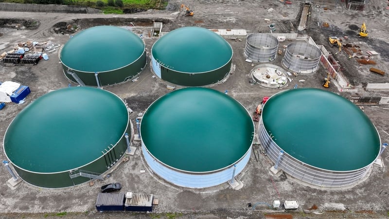 The new Evergreen plant in Co Kildare will produce up to 100 gigawatt hours of renewable biomethane a year - enough to heat more than 8,000 homes