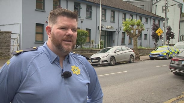 a screengrab from Nationwide of Garda John Hennessy